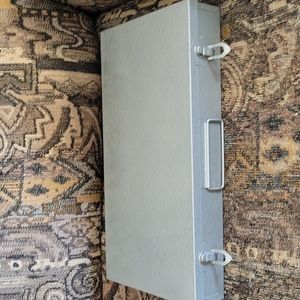 Vintage ATCO Metal 35 MM Slides Box Case 150 Slide